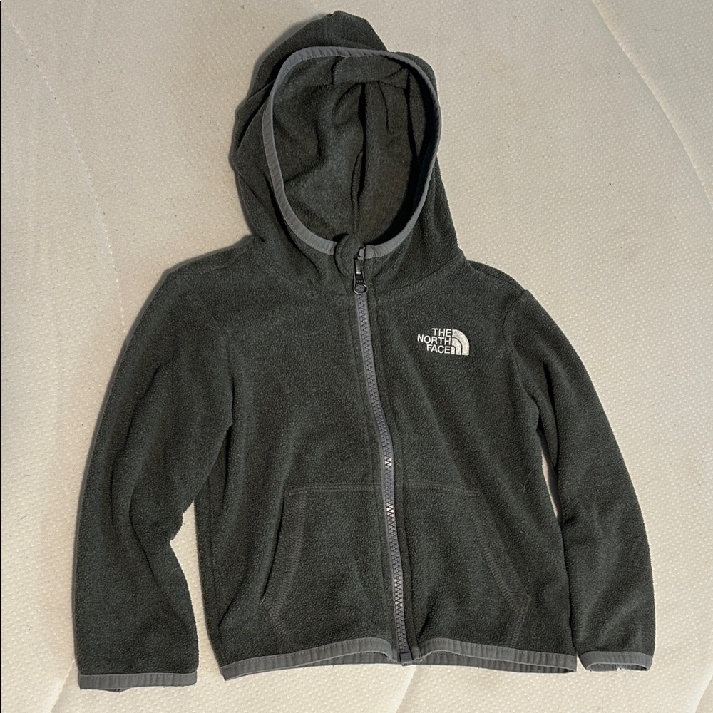 The North Face Kids Charcoal Full-Zip Hoodie